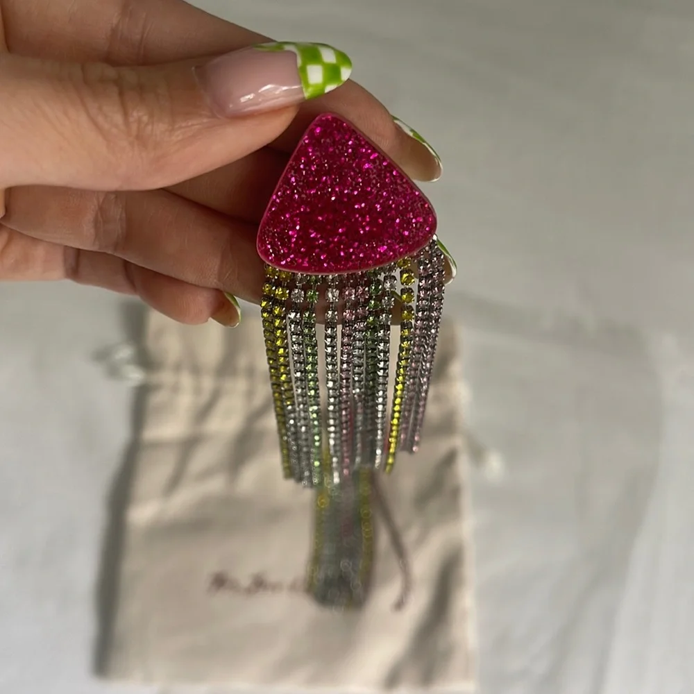 For Love & Lemons Azalea crystal earrings NWT